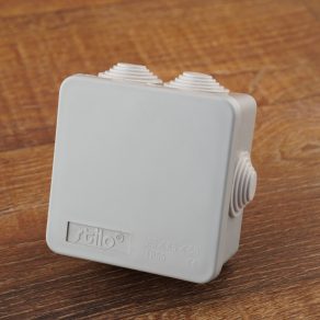   Cutie de joncțiune Stilo 85x85x50 membrană, fără halogeni IP55 - STI1494