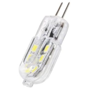   LED G4 2W 200lm 3000K sursă de lumină albă caldă 360 grade Ra80 12V AC/DC 15x42mm DEL1514 deLux