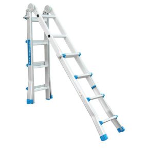   Scara multifuncțională din aluminiu Stilo, scară pliantă, 4x4 trepte, max. 4 m - STI1520