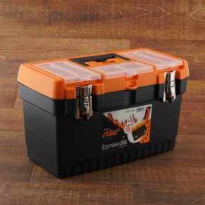   Cutie de scule Stilo cu închizătoare metalică, 16 inch, 413 x 212 x 244 mm - STI1530