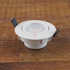   Spot LED încastrat, alb, 7W, 600Lm, 100-240V, d=75mm, 4000K, 120 grade - deLux DEL1551