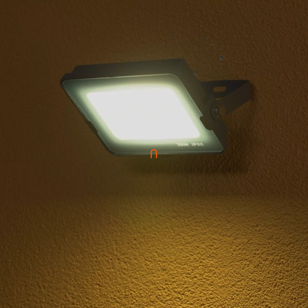 Reflector LED 30W 3000/6000K CCT temperatură de culoare reglabilă, 2400lm, IP65, unghi de radiație 120 grade, plat, gri - deLux DEL1557