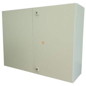   Dulap metalic de distribuție cu placă de montare, 2 uși, 600x800x250mm RAL7032 - Skybox SKY1565