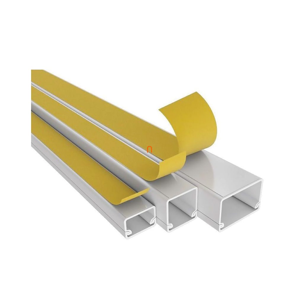 Schneider MCSN 15x15 (perimetru/miez) canal de cabluri autoadeziv alb STI1583 Stilo (128 m/pachet)