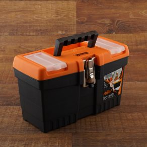   Cutie de scule Stilo cu închizătoare metalică, 13 inch, 320 x 155 x 187 mm - STI1590