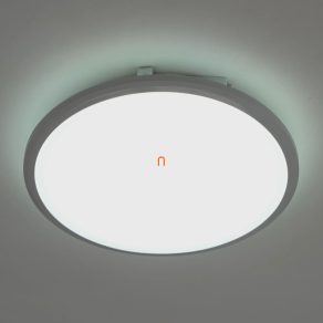   Lampă LED de tavan 4000K, 24W, 1560lm, 380mm, formă rotundă, abajur opal - deLux DEL1613