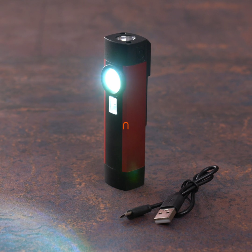 Lumină de lucru LED, alimentată cu baterie (1200mAh), 280lm, magnetică, deLux (DEL1620)