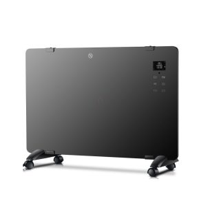   Încălzitor cu panou din sticlă Stilo Smart (WiFi) 1000 W/2000 W cu telecomandă, design pentru montare pe perete sau independent, STI1709