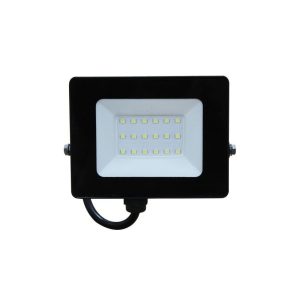   Reflector LED 20W, 1600lm, 120 grade, 4000K, 30x LED SMD2835, plat, negru deLux DEL1713