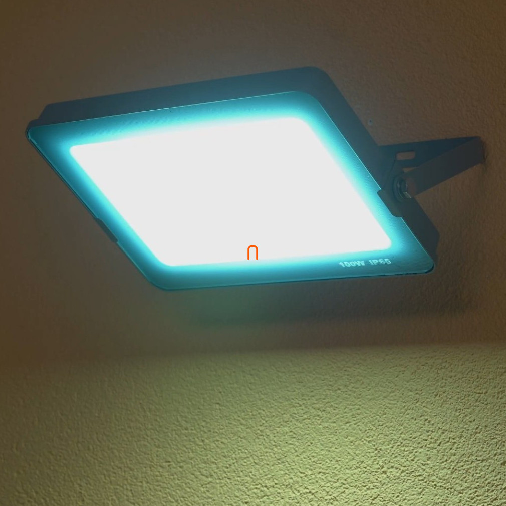 Reflector LED 100W 8000lm 3000/4000/6000K CCT temperatură de culoare reglabilă IP65 unghi de radiație 120°, plat - deLux DEL1720