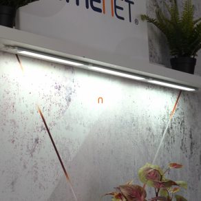   Iluminat LED pentru mobilier 12V 3x1,5W 4000K 3x135lm, luminozitate reglabilă, IP20 3 piese, 300x35x6,2mm, cu difuzor opal, adaptor, comutator fără atingere - deLux DEL1728