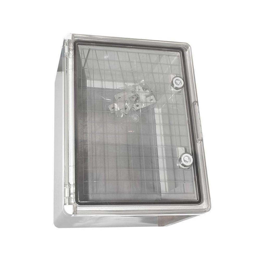 Dulap de distribuție din plastic Stilo cu ușă transparentă 300x250x150mm, IP65, ABS, metal