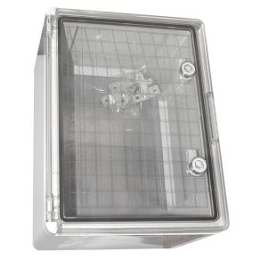   Cutie de distribuție din plastic Stilo cu ușă transparentă 300x250x150mm, IP65, ABS, metal - STI1763