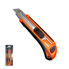   Cuțit Stilo cu lamă detașabilă, cu 3 lame SK4, reîncărcare automată a lamei, mâner cauciucat STI1785