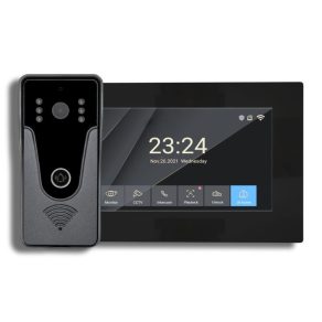   Set interfon Stilo video 7col 2 cu fir Wi-Fi, cu capac de protecție împotriva ploii STI1815