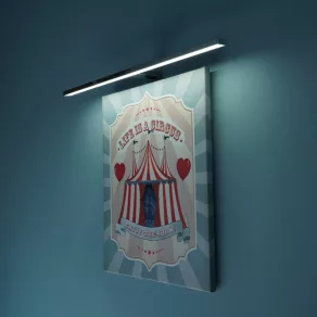   Tükörvilágító LED lámpa 60 cm, 9W 630lm 4000K IP44, króm - deLux DEL1837