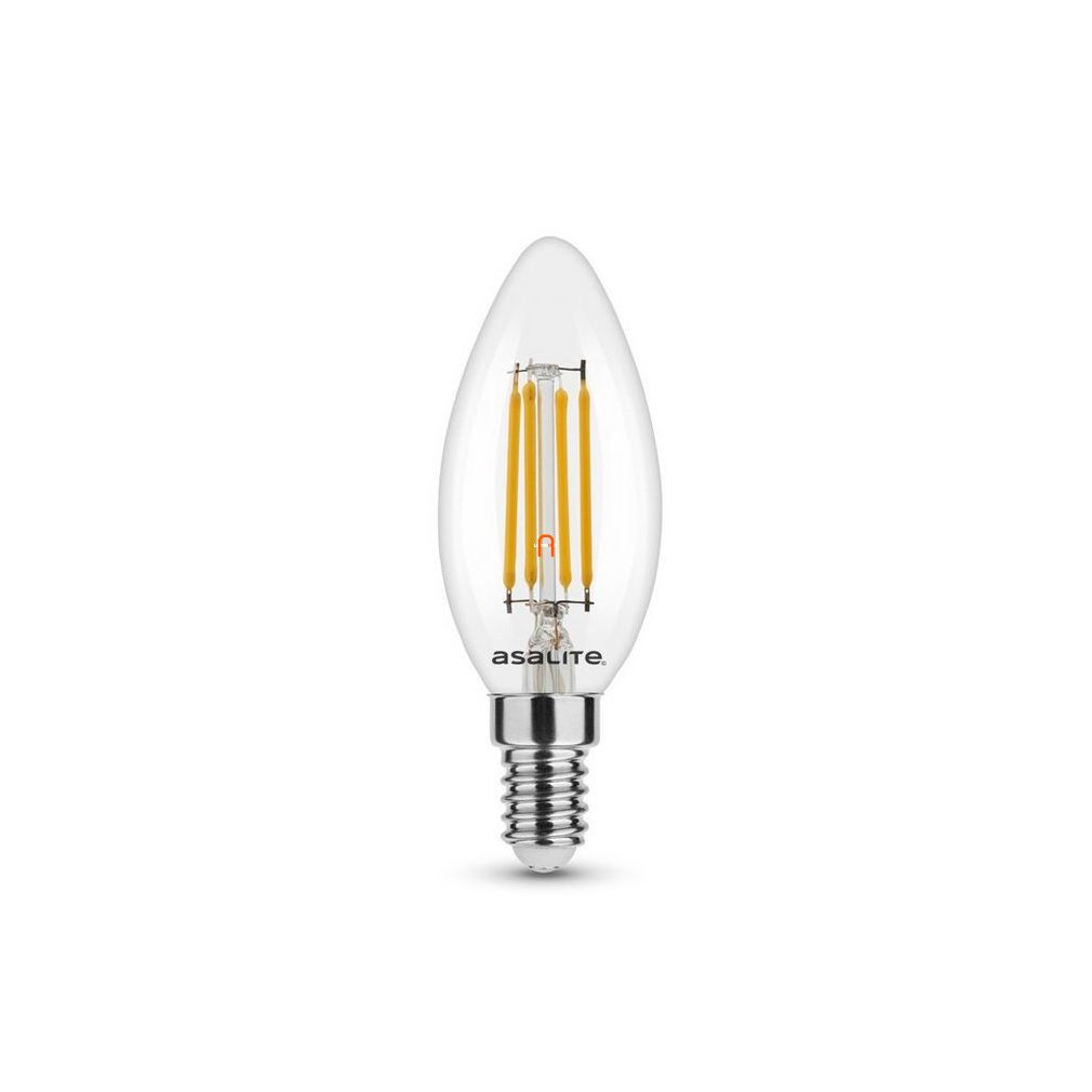 Lumânare cu filament LED, E14 4W 2700K 400lm (C35)