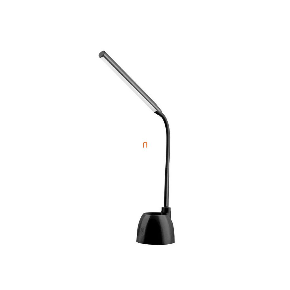 Lampă de masă LED cu luminozitate reglabilă 6W (480 lm) negru