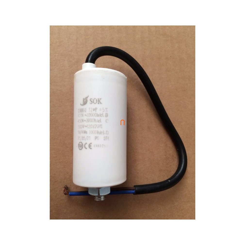 Condensator de lucru 12 uF 450V + cablu