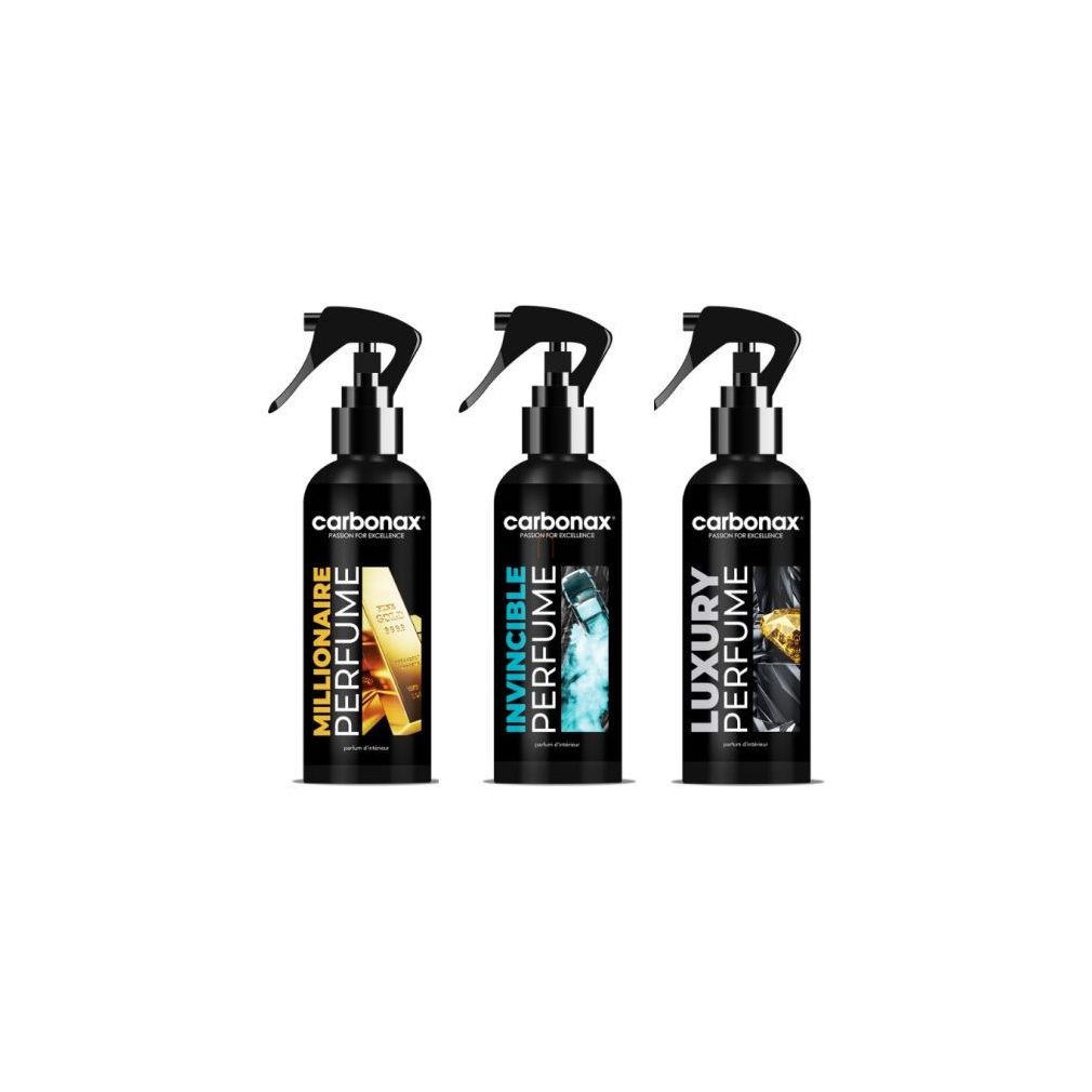 Set parfum auto pentru bărbați, 1 buc Millionaire, 1 buc Invincible, 1 buc Luxury WS002807 Carbonax