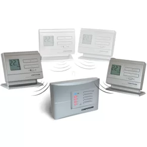   Termostat de cameră Q5 RF COMPUTHERM digital, neprogramabil, cu frecvență radio, multizonal