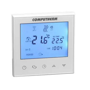   Termostat de cameră Wi-Fi pentru sisteme de încălzire cu radiatoare și pardoseală, alb (0-50 °C) E280 COMPUTHERM