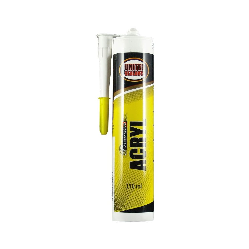United Sealants Premium Acryl 310 ml alb 2012