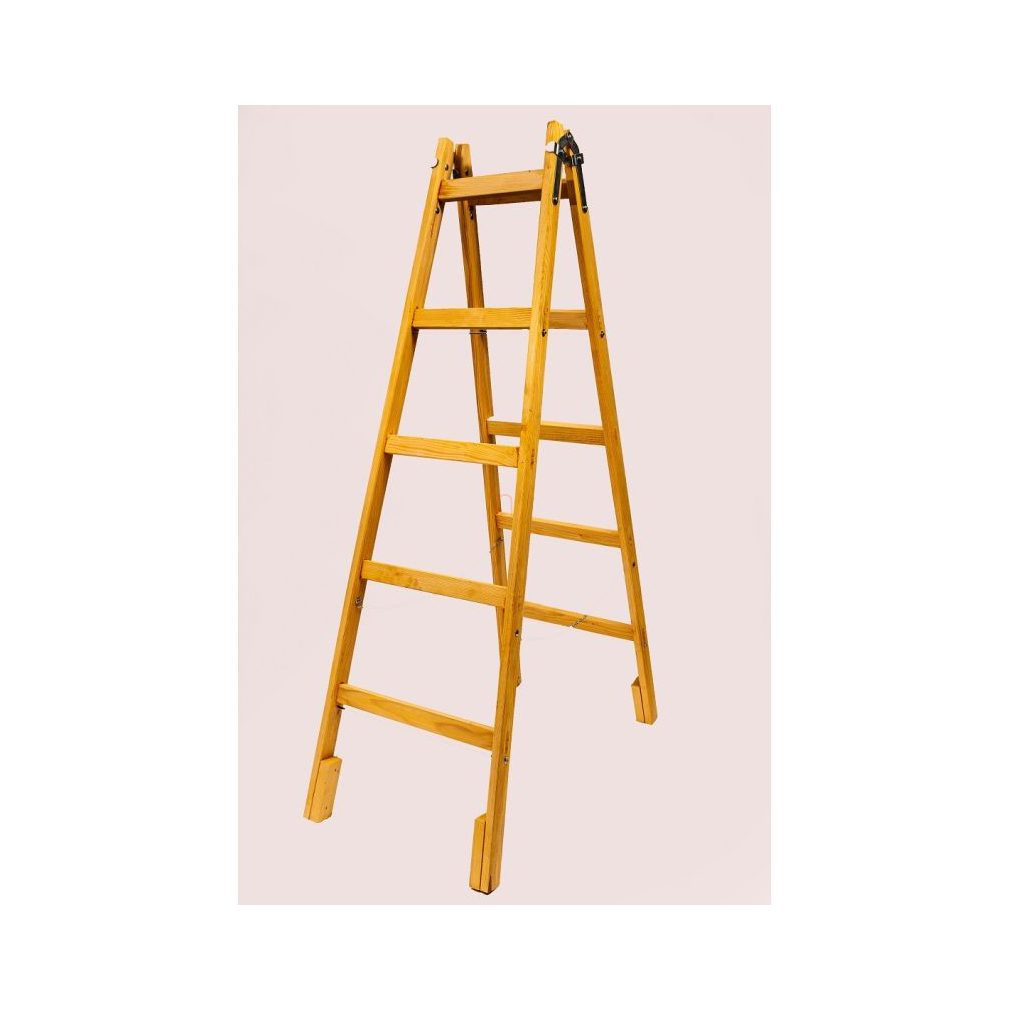 Scara electrician 5 grade 187 cm, design consolidat, cu cârlig GREENWOOD