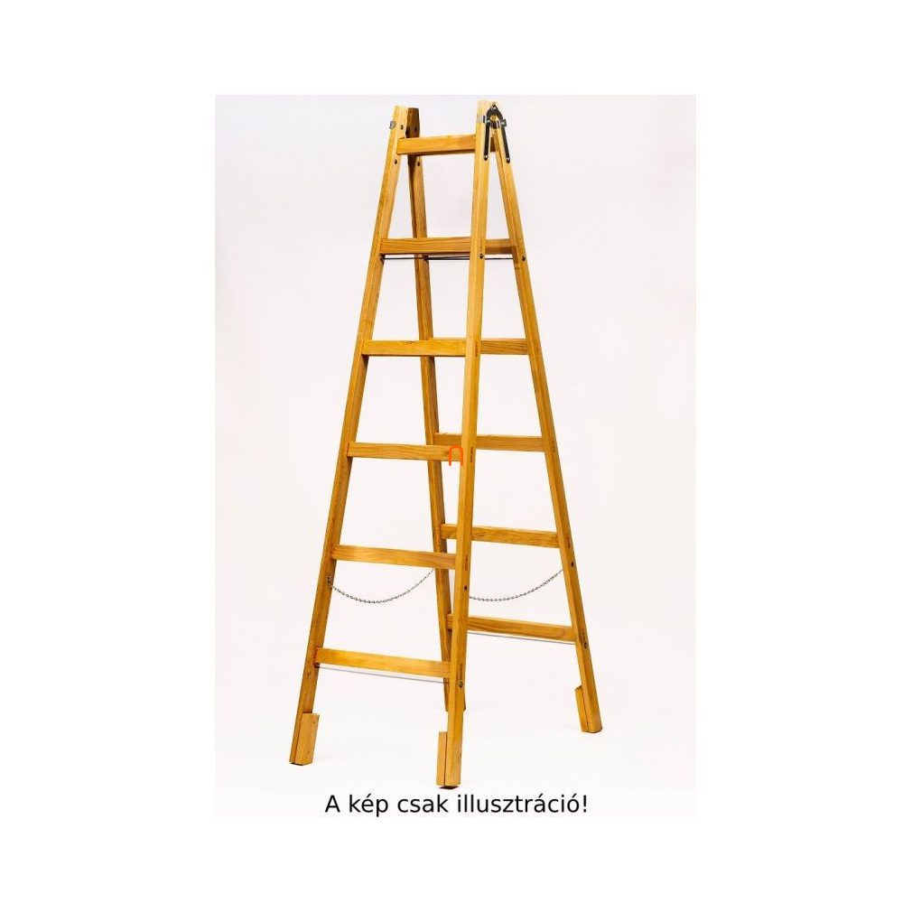 Scara electrică pentru electricieni, 7 trepte, 256 cm, model consolidat, cu cârlig GREENWOOD