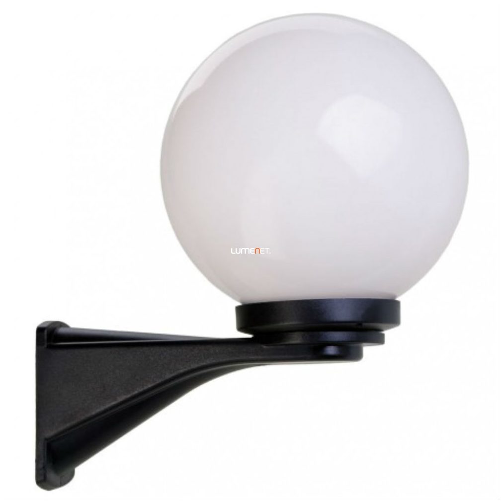 Lampă de perete pentru exterior, alb-negru, 20 cm (Sfera)