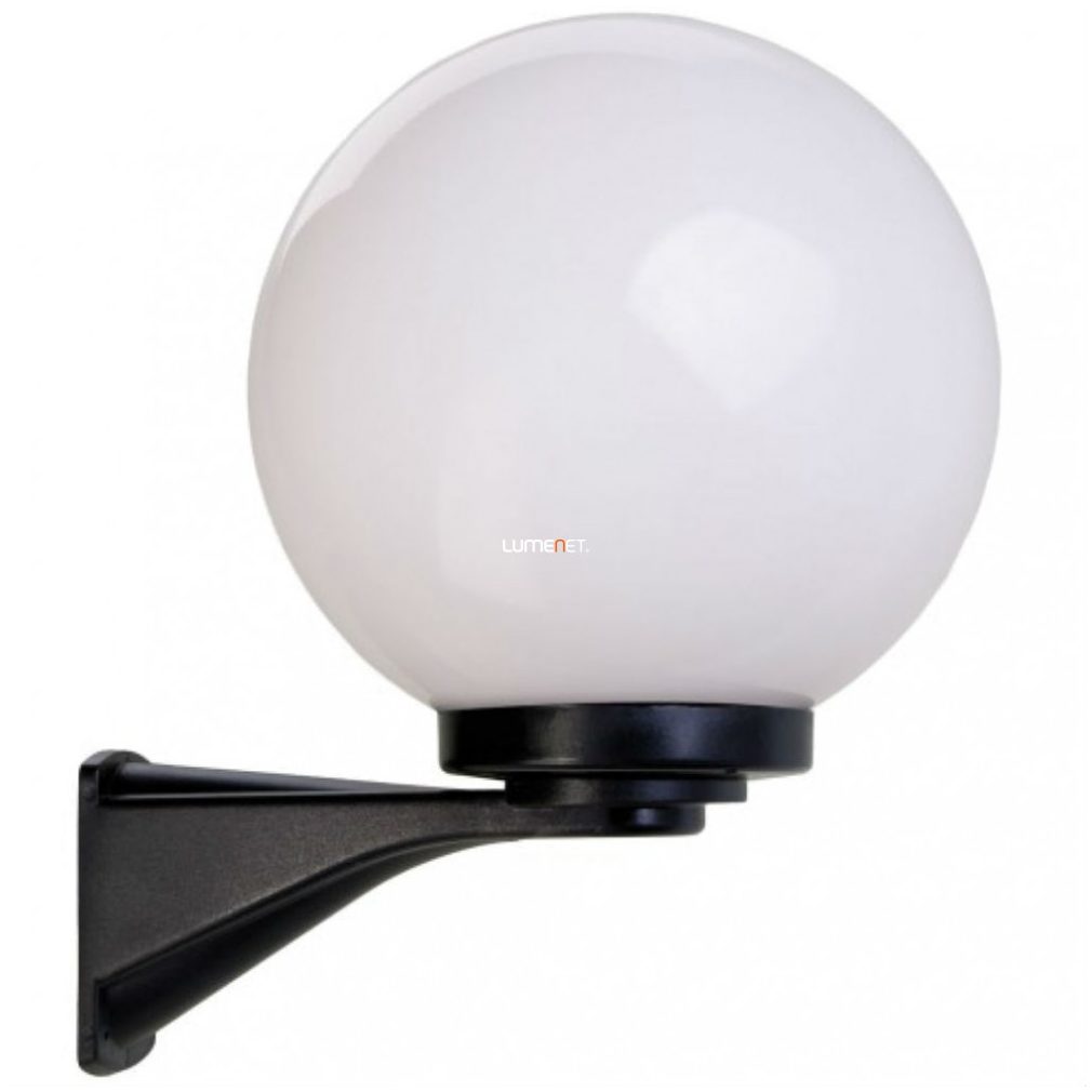 Lampă de perete pentru exterior, alb-negru, 25 cm (Sfera)