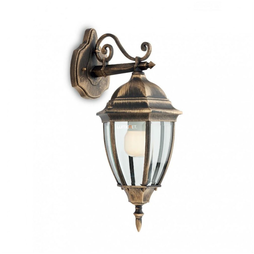 Lampa de perete pentru exterior, suspendată, din alamă antichizată - Sevilla Smarter 9605