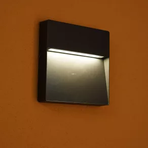   Lampă LED de exterior pentru perete 6 W, alb cald, culoare gri - Even Redo 9625