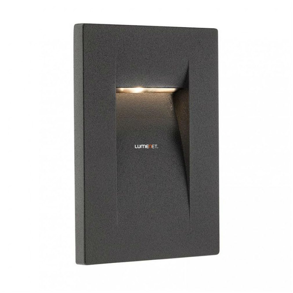 Lampă LED încastrabilă în perete exterior, 3 W, alb cald, culoare gri - Inner Redo 9638