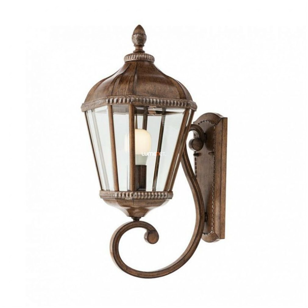 Lampa de perete pentru exterior cu sursă de lumină, culoare maro antic - Essen Redo 9656