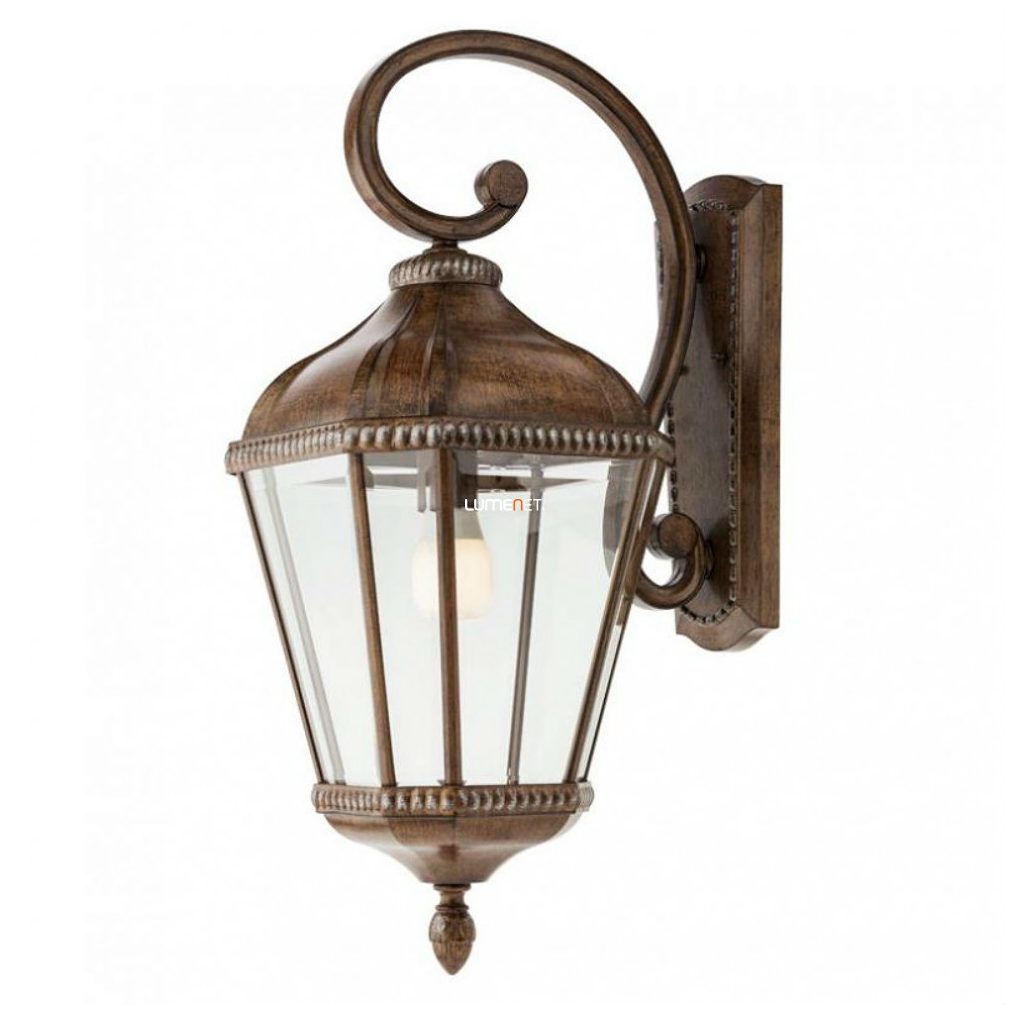 Lampa de perete pentru exterior cu sursă de lumină, culoare maro antic - Essen Redo 9658
