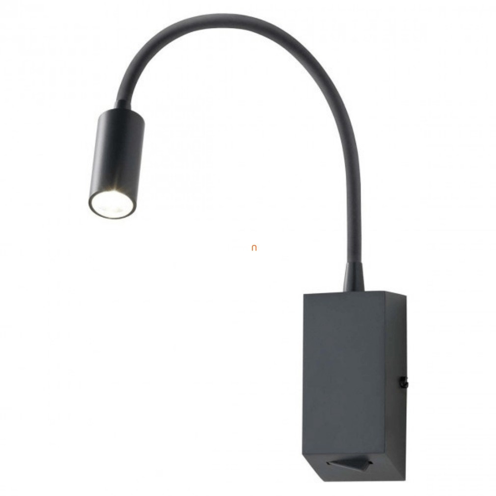 Spot LED de perete 3 W, alb cald, negru - Hello Redo 01-1194