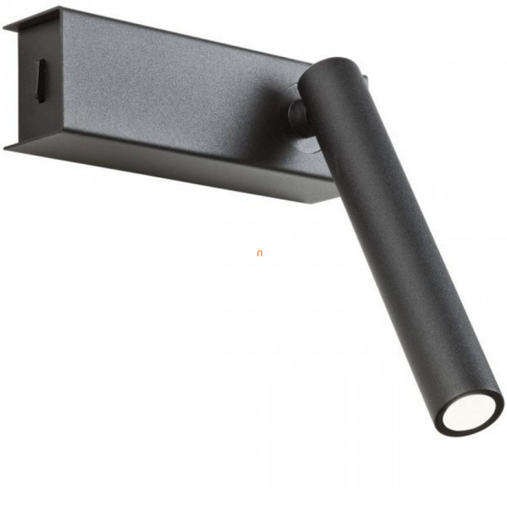 Spot LED de perete 7 W, alb cald, negru - Kanji Redo 01-1219