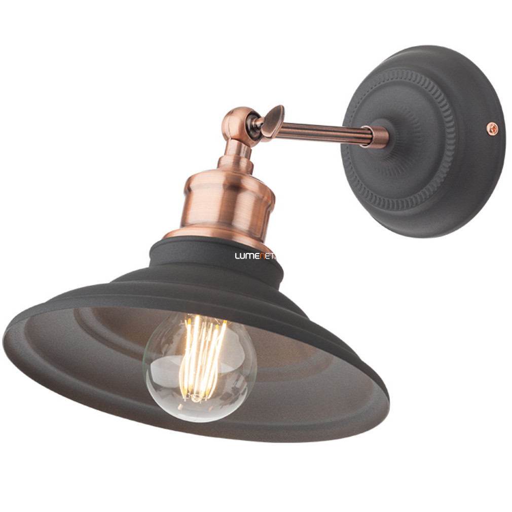 Lampa de perete clasică, negru-cupru roșu - Spinner Smarter 01-1289