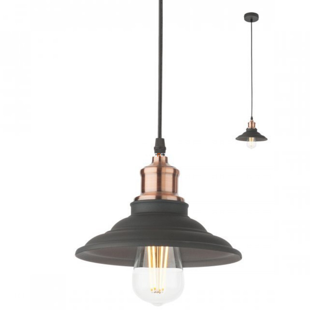 Lampa suspendată, negru-cupru roșu - Spinner Smarter 01-1292