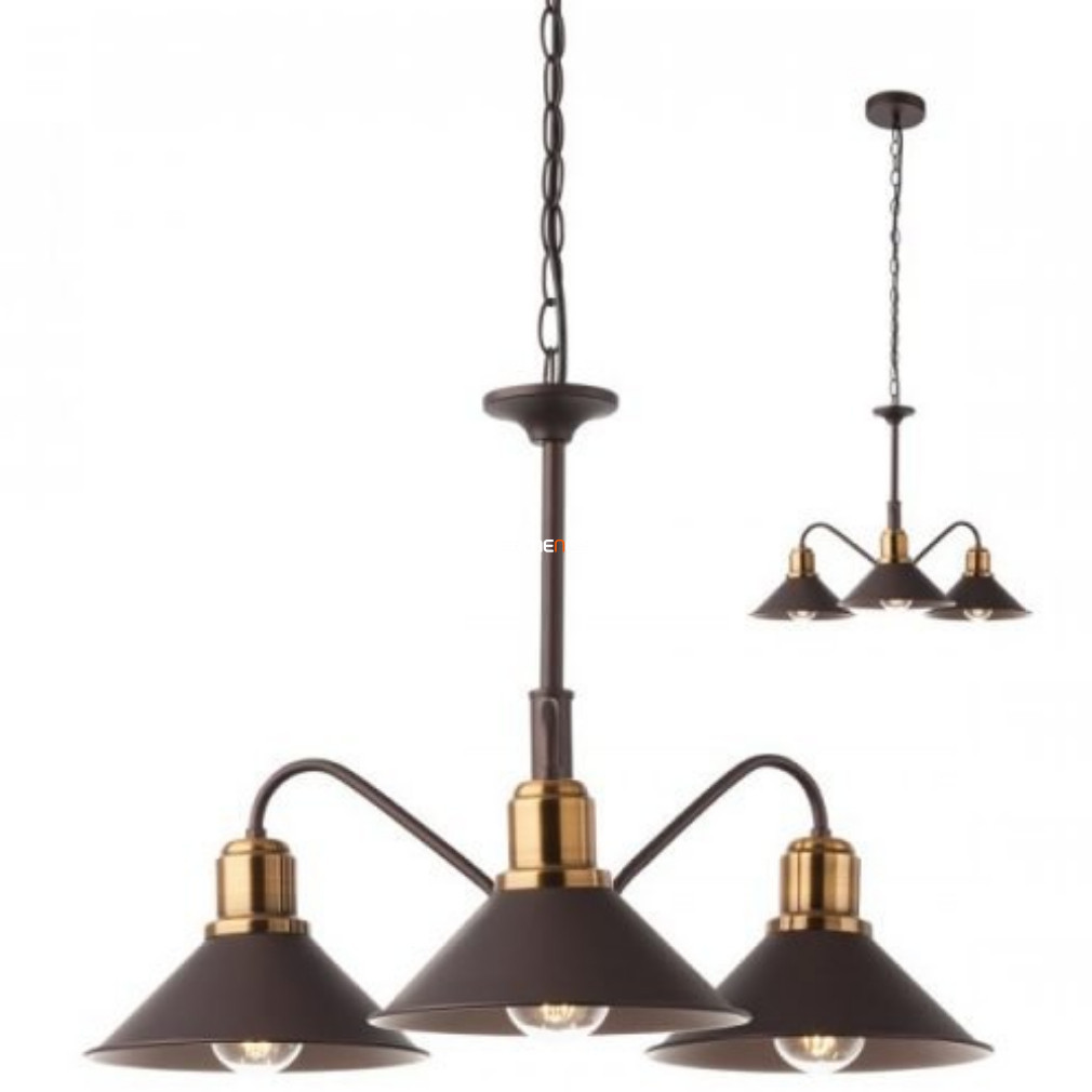 Lampa suspendată cu trei becuri în stil loft - Verner Smarter 02-935