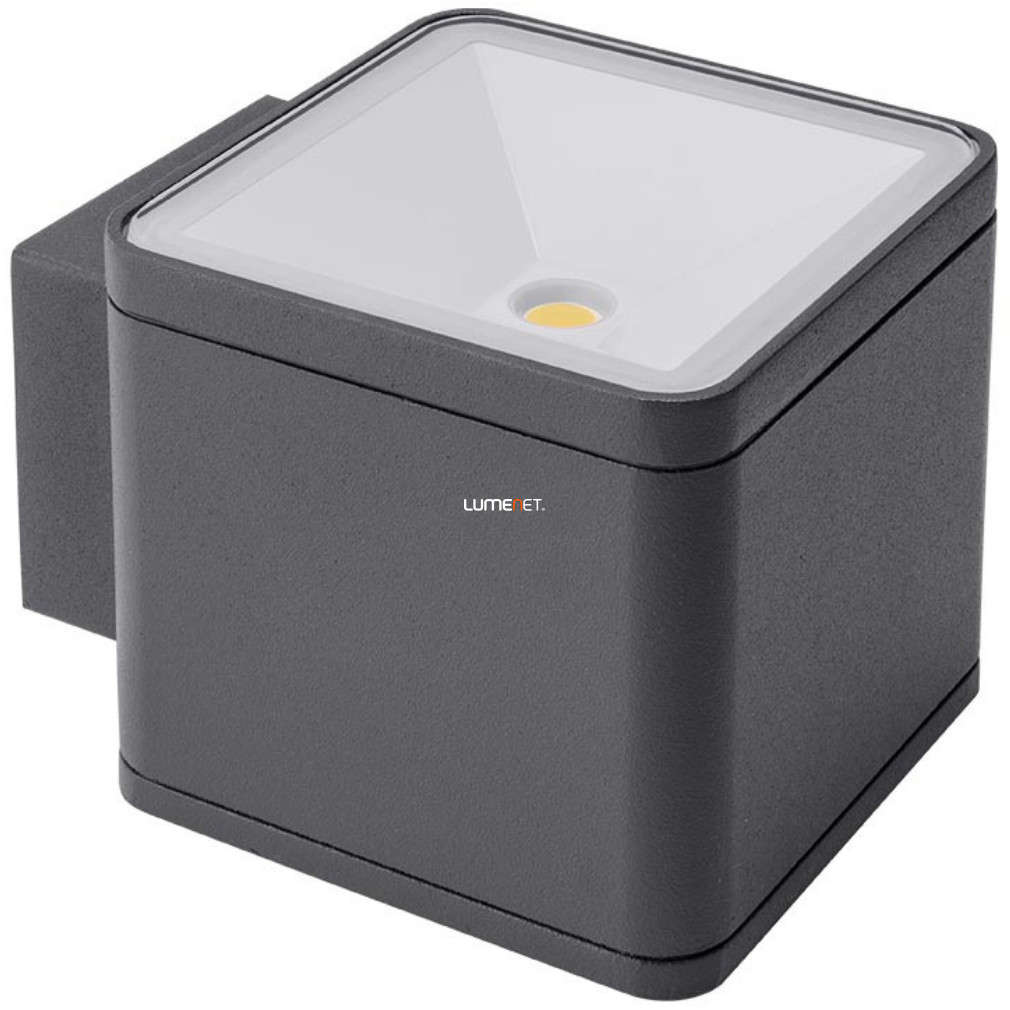 Lampă LED de exterior pentru perete, cu lumină în sus/în jos, 12 W, alb cald, culoare gri - Beta Redo 9065