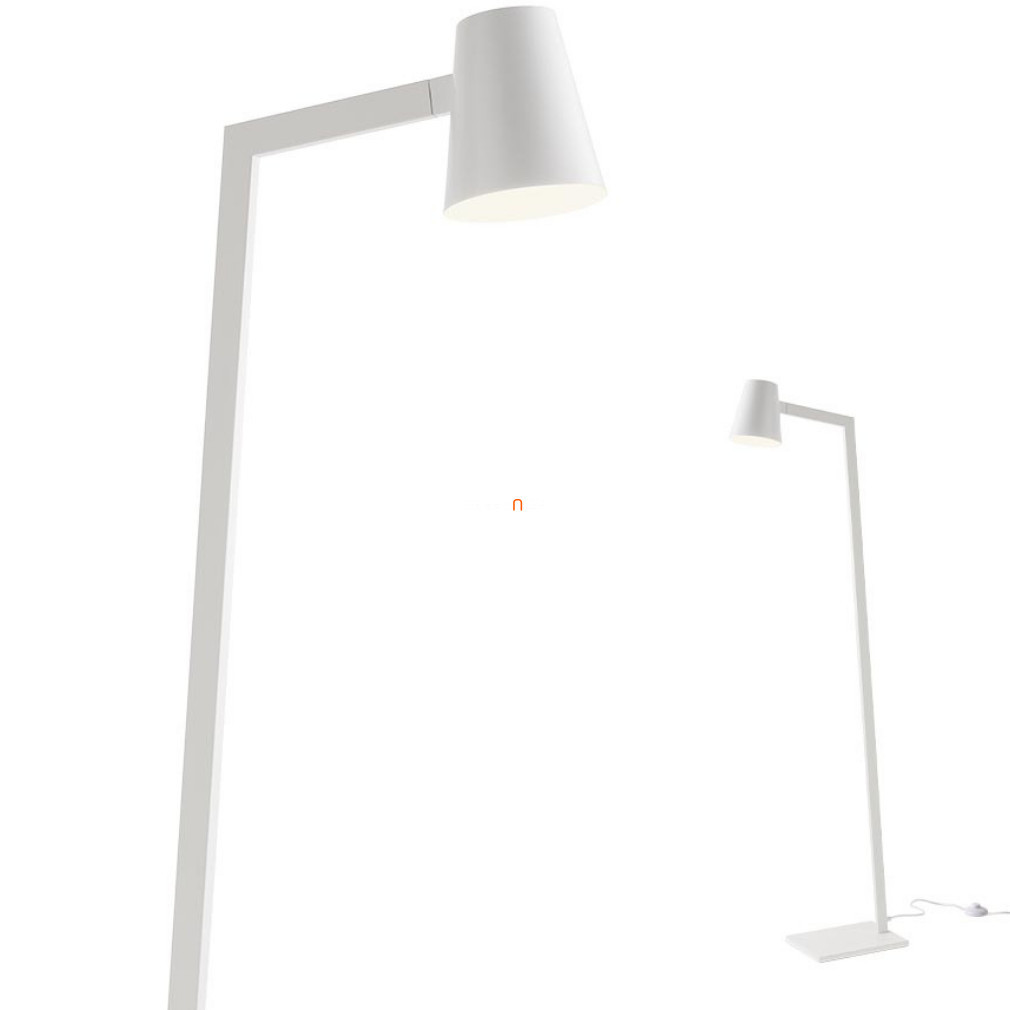 Lampa de podea 150 cm, culoare alb - Mingo Redo 01-1556, vintage, cu soclu 1xE27