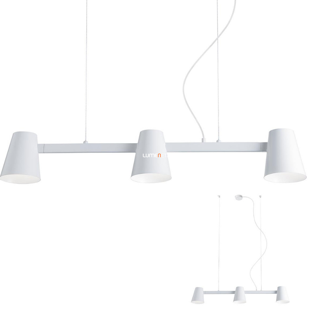 Lampa suspendată cu trei becuri, culoare albă - Mingo Redo 01-1554
