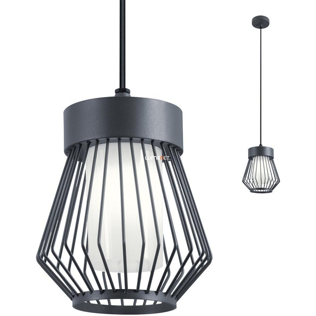 Lampa suspendată pentru exterior 19 cm, gri-opală - Titti Redo 9845