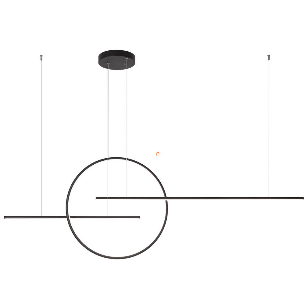 Lampă suspendată cu LED reglabilă cu întrerupător 66 W, alb cald, negru - Giotto Redo 01-1737