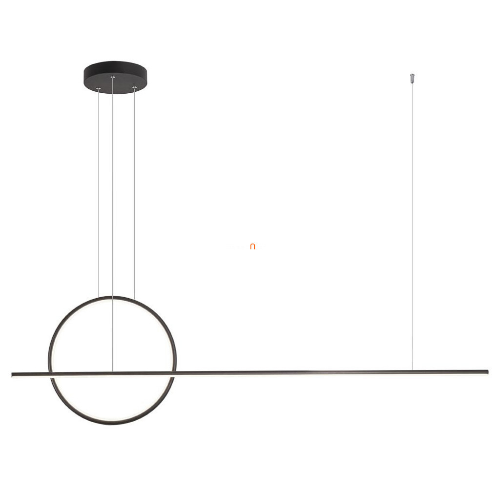 Lampă suspendată cu LED reglabilă cu întrerupător 49 W, alb cald, negru - Giotto Redo 01-1735