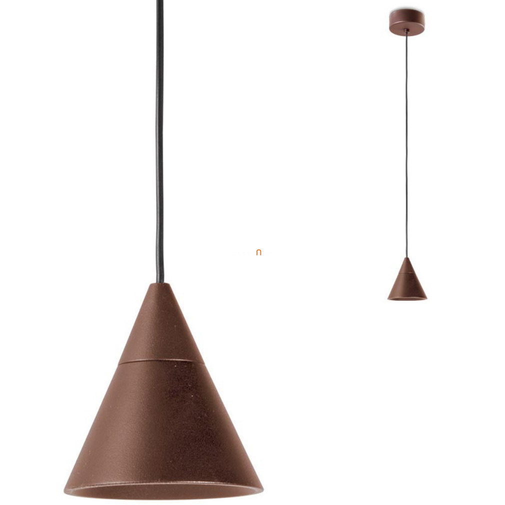 Lampa suspendată cu LED 7 W, alb cald, maro - Eiko Redo 01-1751