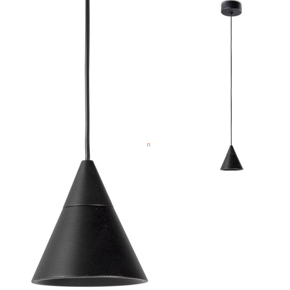 Lampa suspendată cu LED 7 W, alb cald, negru - Eiko Redo 01-1752