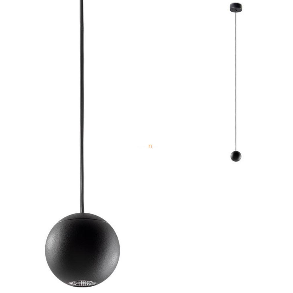 Lampa suspendată cu LED 4,5 W, alb cald, negru - Obo Redo 01-1834